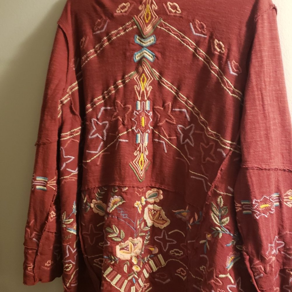 Embroidered Cardigan XL